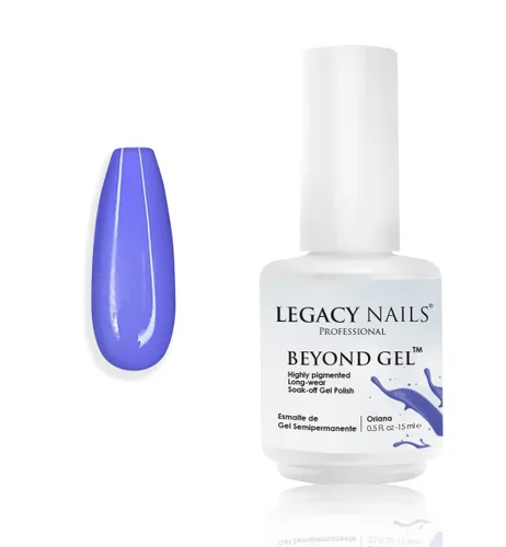 Vista 25 de LEGACY NAILS Professional Beyond Gel Soak-Off Esmalte de uñas – Cobertura completa, altamente pigmentado (BEYOND GEL – ALBA 1/2 oz)