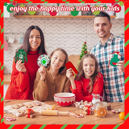Vista 6 de Suhine Juego de 14 piezas de accesorios de Navidad para muñeca con ropa hippie que incluye suéter, saco de dormir, hamaca, delantal, sombrero y mini