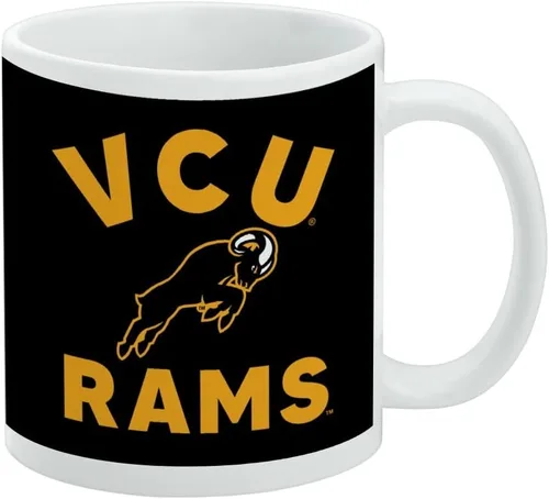Vista 9 de Taza de cerámica con el logotipo principal de la Universidad Rider, taza de regalo novedosa para café, té y bebidas calientes, 11oz, blanca