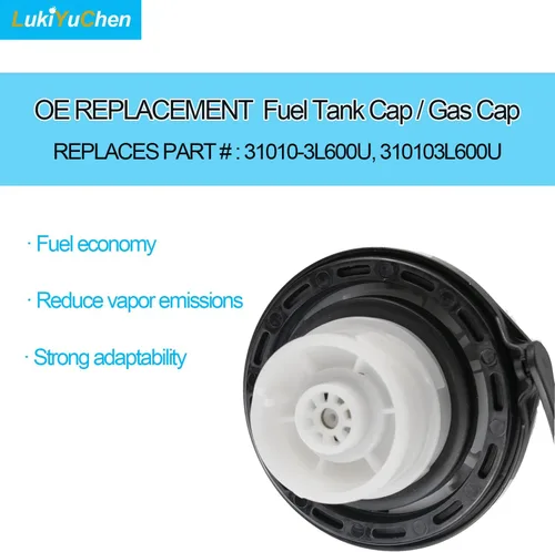 Vista 6 de 31010-3L600U Tapa de gasolina para Forte Forte Koup Forte5 Amanti Cadenza Optima Rio Sedona Sorento Sorrento Soul Spectra Tapa de gasolina