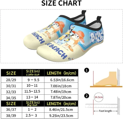 Vista 6 de NZHMZJK Zapatos de agua para niños y niñas, calcetines acuáticos de secado rápido, para natación, playa, yuga, ejercicio, deporte, piscina, camping