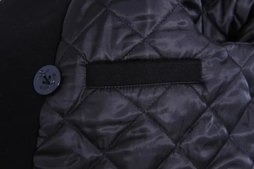 Vista 4 de Seibertron Abrigo de lana para hombre US Navy Tipo 80% Lana USN Pea Coat