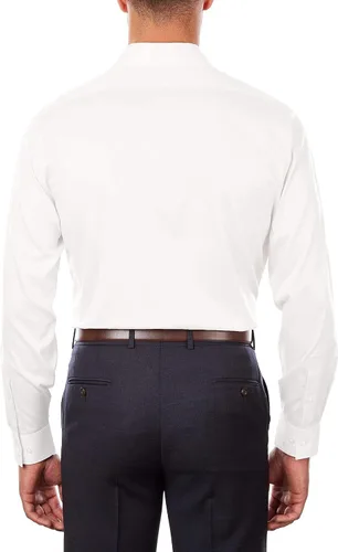 Vista 2 de Van Heusen Camisa de vestir elástica con cuello flexible de ajuste regular para hombre
