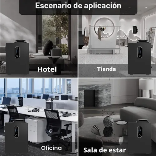 Vista 8 de Cubierta de máquina difusora de aroma HVAC mejorada 2026 de 6000 pies cuadrados con control WIFI para habitaciones grandes, máquina de aire de aroma