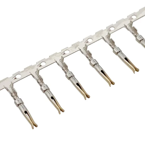 Vista 8 de 200 piezas (100 pares) chapadas en oro DB de 0.08 pulgadas macho hembra para conectores de crimpado D-Sub DB9, DB15, DB25, DB37, DB50