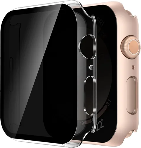 Vista 19 de Misxi - Juego de 2 fundas de PC con protección de privacidad para Apple Watch SE 3 (2025) SE 2 Series 6 Series 5 Series 4 de 40mm, cubierta delgada