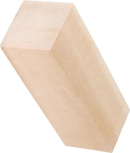 Vista 4 de MANCHAP Paquete de 16 bloques de tallado de madera de tilo de 6 x 2 x 2 pulgadas, bloques de tallado de madera maciza sin terminar, bloque de tilo