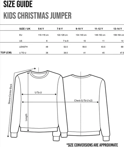 Vista 7 de Among Us Jersey de Navidad para niños y niños, diseño de tripulación