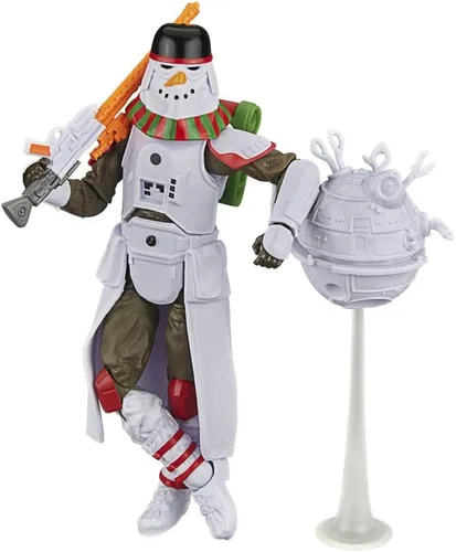 Vista 2 de Star Wars Black Series Snowtrooper - Figura de acción exclusiva [edición navideña]