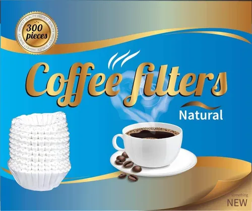 Vista 3 de Filtros de café, tamaño de 8/12 tazas, 300/paquete (vendedor de autorización)