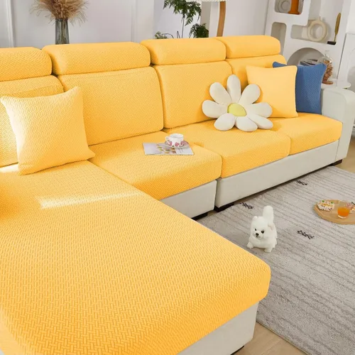 Vista 19 de Fundas de cojín para sofá, fundas de cojín lavables para mascotas, funda protectora elástica antideslizante para muebles