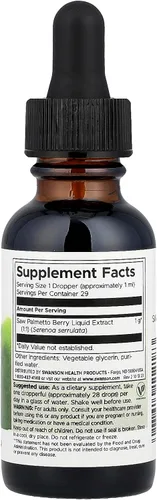 Vista 2 de Swanson Extracto líquido de próstata Saw Palmetto, 1 fl oz