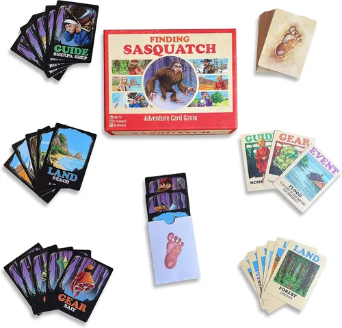Vista 2 de Finding Sasquatch Juego de cartas de aventura