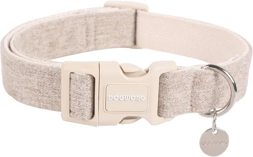 Vista 26 de DOGWONG Collar de perro de San Valentín, collar de perro con estampado de corazones para perros grandes, lindos collares de primavera, hembra