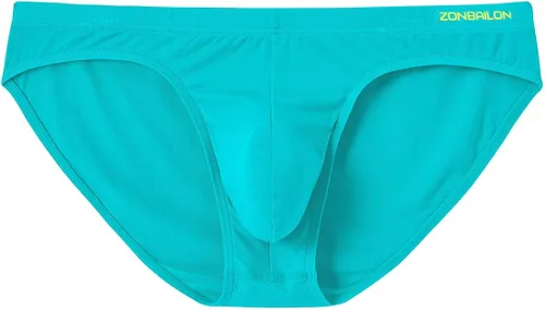 Vista 6 de ZONBAILON Calzoncillos de ropa interior para hombre que mejoran el bulto con bolsa de bolas, color bambú suave y sexy