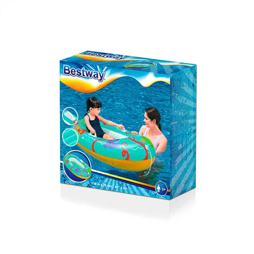 Vista 3 de Bestway Manguitos Hinchables Decorados Seguridad Bebe 25x15 cm +3 a 6 Años Playa y Piscina 32273