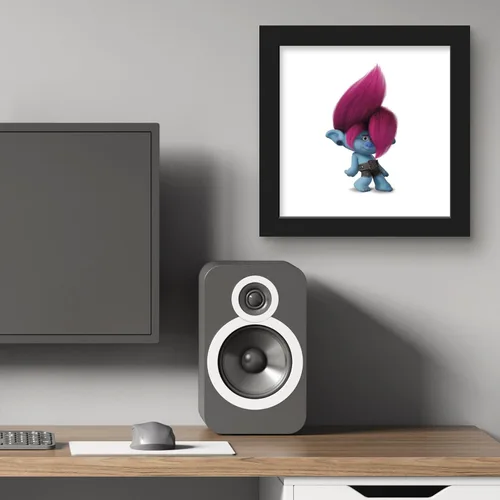 Vista 5 de Trends International Gallery Pops Trolls Band Together - Póster de pared Floyd, 12.00 x 12.00 pulgadas, versión de marco negro