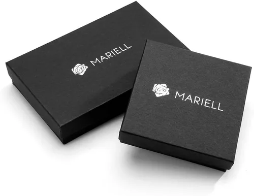 Vista 7 de Mariell Glamorous - Juego de collar y aretes de boda de cristal transparente bailes damas de honor o madre de novia Metal Metal Cristal cristal