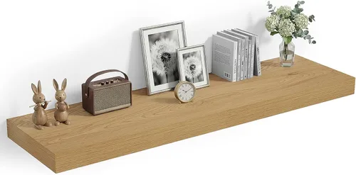 Vista 18 de Heimlove Estantes Flotantes de 12 Pulgadas de Profundidad, Estante de Pared de 12 x 12 Pulgadas de Largo, Estante de Exhibición y Almacenamiento