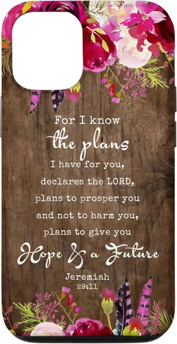 Vista 28 de for I Know The Plans I Have for You - Funda cristiana para iPhone 17 de Jeremías 29:11