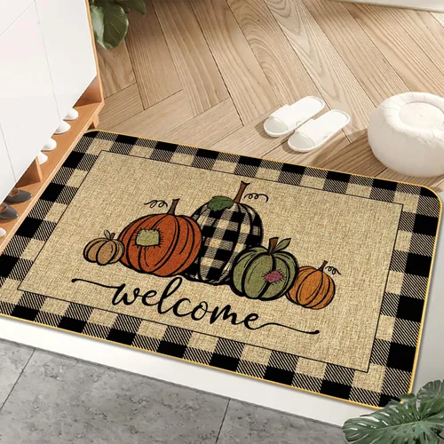 Vista 10 de AUSTAB Alfombrillas Divertidas de Bienvenida Regresa con una Orden Judicial Alfombrilla de Zapatos para Entrada Interior y Exterior Alfombrillas