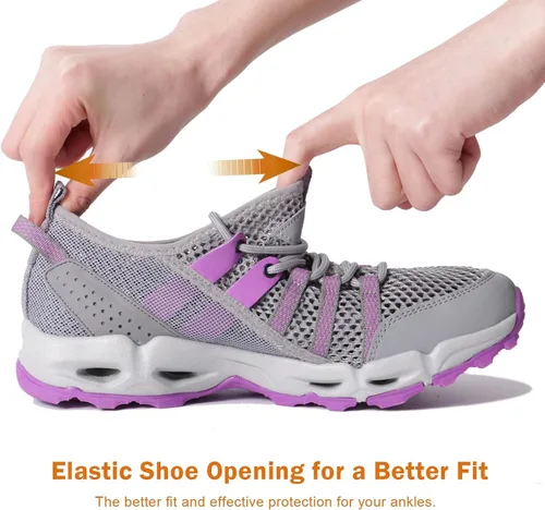 Vista 5 de MAINCH Zapatos de agua de senderismo para mujer, de secado rápido, para deportes al aire libre