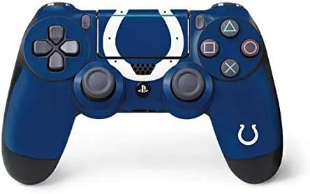 Vista 11 de Skinit Calcomanía para juegos compatible con PS4 Pro/Slim Controller, con licencia oficial de Liquid Blue NFL Indianapolis Colts Running Back
