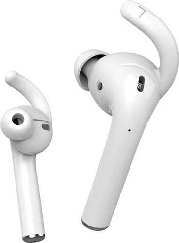 Vista 3 de 2 pares de ganchos para las orejas para AirPods, accesorios compatibles con auriculares AirPods 2 y AirPods 1 o EarPods, puntas de Airpod, ganchos