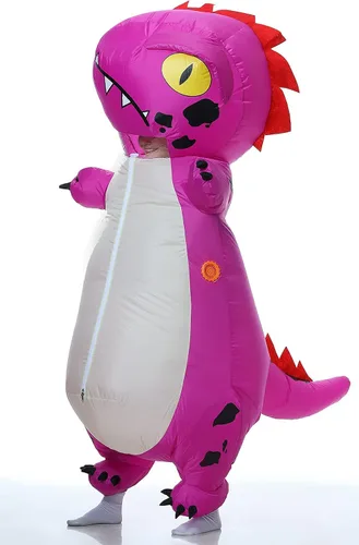 Vista 3 de FUNNY COSTUMES Disfraz de dinosaurio T-Rex para adultos tamaño gruñón