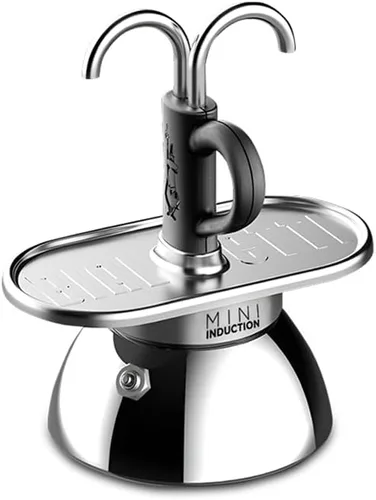 Vista 2 de Bialetti Mini Express Cafetera de inducción, aluminio, negro, 2 tazas