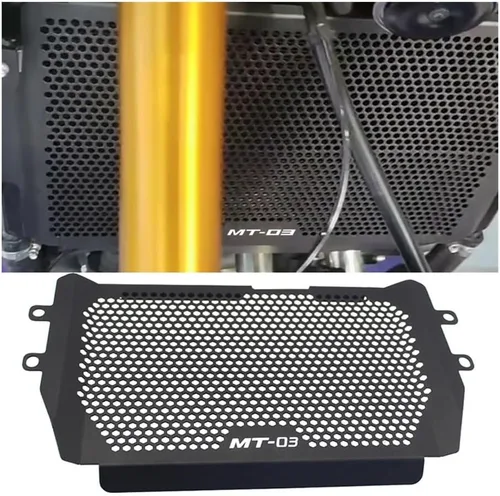 Vista 2 de Radiator Grille Guard for Ya&maha MT03 MT25 MT-03 MT-25 YZFR3 YZFR25 R25 R3 2013-2022 Motorcycle Aluminum Radiator Grille Grill Guard Cover Protector