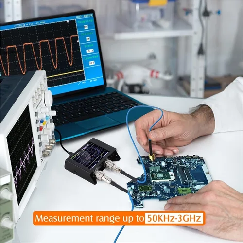 Vista 6 de Network Analyzer, Vector Network Analyzer 4.0 Inch Screen 50kHz-3GHz NanoVNA