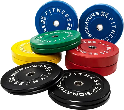 Vista 5 de Juego de pesas Signature Fitness de 2 pulgadas de hierro fundido