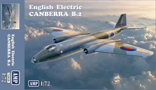 Vista 2 de AMP 72-018 - 1/72 Inglés Eléctrico Canberra B2, Escala de Plástico Modelo Kit