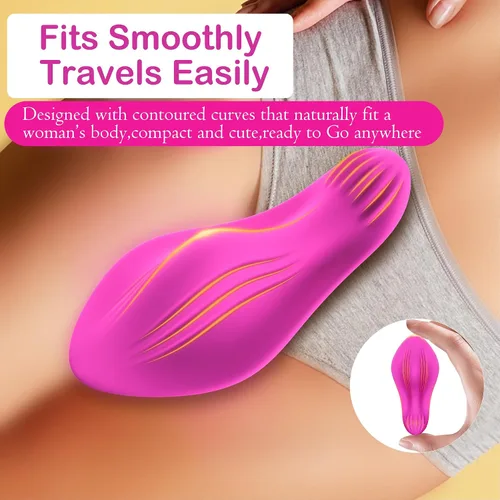 Vista 4 de Juguetes sexuales con vibrador portátil para mujeres y parejas, mini vibradores con 9 vibraciones y control de aplicación de larga distancia