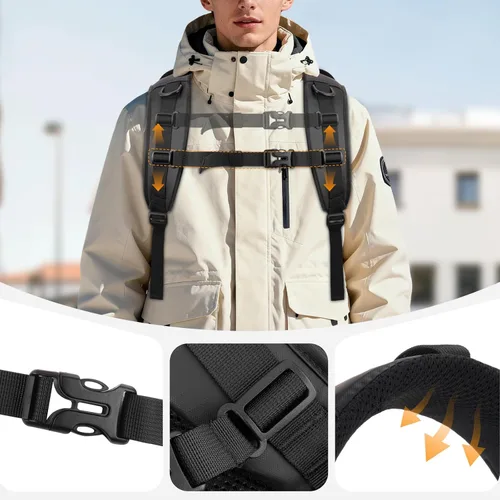 Vista 7 de MOSISO Mochila para cámara, DSLR/SLR/Bolsa de cámara de fotografía sin