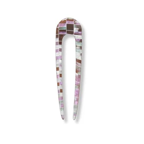 Vista 11 de MACHETE Horquilla de pelo francés de acetato italiano para cabello fino y grueso, accesorios de peinado para mujeres y niñas de 5 pulgadas