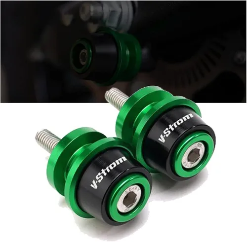 Vista 2 de Pernos de tornillo para motocicleta M8 basculante para Suzuki V-Strom DL650 DL1000 Anticaída Frame Sliders (Color : Negro)