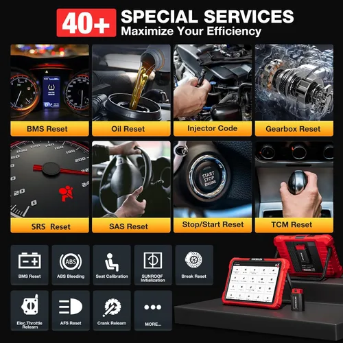 Vista 5 de KINGBOLEN K10 Pro Herramienta de escaneo bidireccional 10" OBD2 Mapa