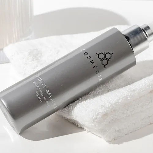 Vista 8 de COSMEDIX Purity Balance Exfoliating Prep - Tónico facial hidratante para piel propensa al acné, líneas finas y arrugas, cuidado de la piel