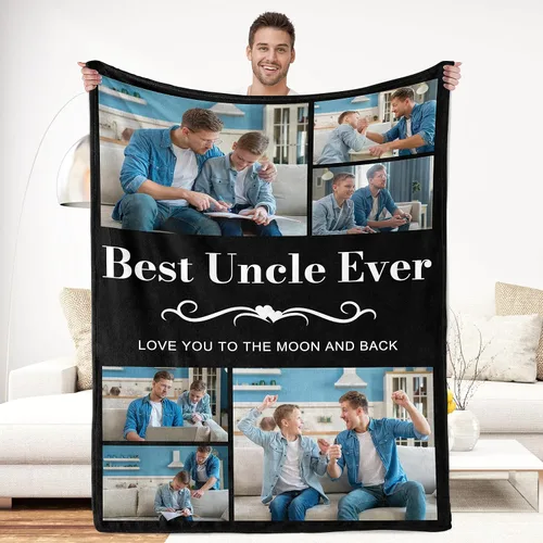 Vista 14 de Regalos de Beat Mom Ever, mantas personalizadas con fotos, mantas personalizadas con imagen para mamá de hija, hijo, a mi mamá, amante o esposa