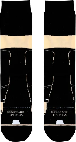 Vista 6 de Odd Sox, Elvis Presley, The King of Rock N Roll - Calcetines para hombre, divertidos regalos de coleccionista, Negro