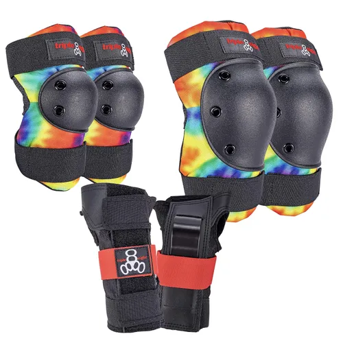 Vista 21 de Triple Eight Saver Series - Juego de almohadillas con rodilleras, coderas y muñequeras, Junior