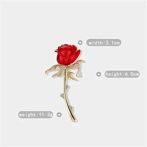Vista 9 de Broche de la serie floral para mujer, disfraz de moda, flor de perla, broche y alfileres, joyería, regalo de Navidad