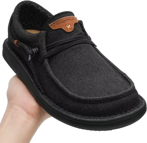 Vista 5 de Zapatos anchos para hombre Zapatos sin cordones Zapatos mocasines para hombre Zapatos de senderismo para hombre