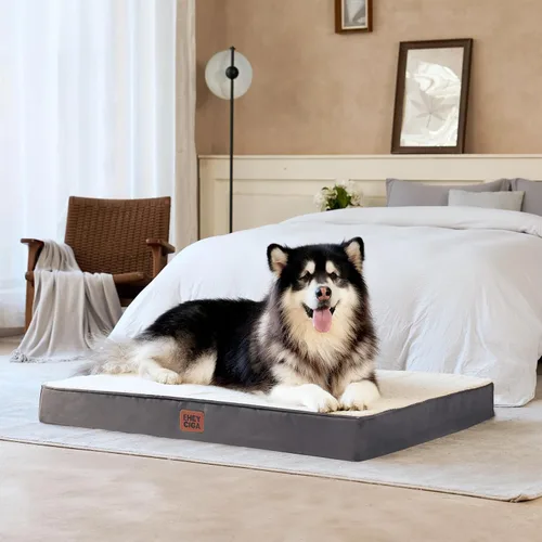 Vista 9 de EHEYCIGA Camas ortopédicas para perros, cama para perros con funda extraíble lavable, todos los tamaños de perros