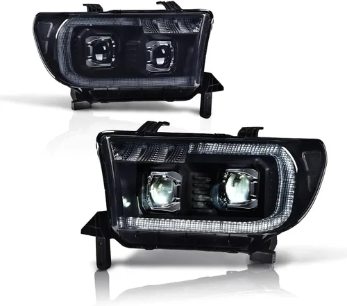 Vista 20 de CROSSDESIGN Conjunto de faros LED, carcasa negra con lente transparente