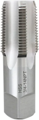 Vista 12 de Accusize - Grifo de tubo cónico HSS de 1/2"-14 - NPT, NPT-12