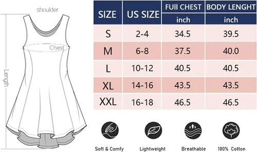Vista 7 de IZZY + TOBY Camisón sin mangas para mujer, de algodón, cómodo, para dormir, ligero, para dormir