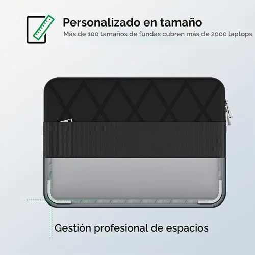 Vista 6 de Smatree Funda para ordenador portátil de 15 pulgadas para Microsoft Surface Negro élite